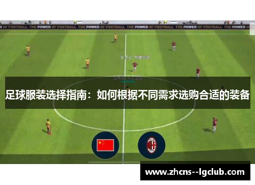 足球服装选择指南:如何根据不同需求选购合适的装备 足球服装选择指南:如何根据不同需求选购合适的装备
