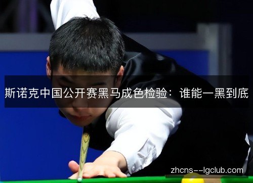斯诺克中国公开赛黑马成色检验:谁能一黑到底 斯诺克中国公开赛黑马成色检验:谁能一黑到底
